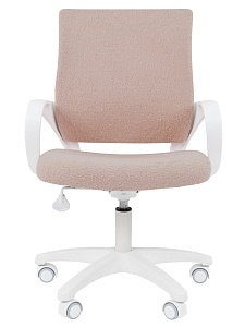 Детское компьютерное кресло CHAIRMAN KIDS 103 LT, ткань букле barni, зефир, пластик белый